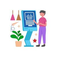 Stay Connected with Smart Display vector