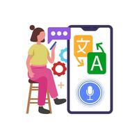 Communicate Using Language Translation vector