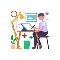 Create Designs Using Your Tablet vector