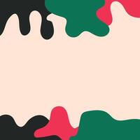 Abstract background with organic shapes and empty space in the center, perfect for design and creative projects vector