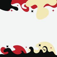 Abstract Wavy Pattern Background with Star Accents for Creative Designs vector
