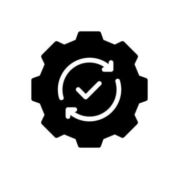 Execution Icon. editable color vector
