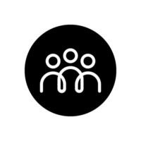 community icon, team leader icon vector