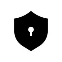 Security shield icon Protect shield and lock icon vector