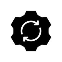 Update system icon. System update icon. App progress update icon concept. Pro vector