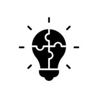 problem solving icon illustration. business flat icon style vector