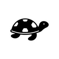 Turtle , tropical related solid style icon pro vector