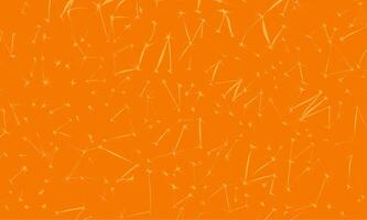 Decorative colored seamless line pattern. Orange abstract background with polygons vector