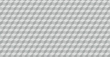 Soft gray 3D cube pattern with isometric illusion vector
