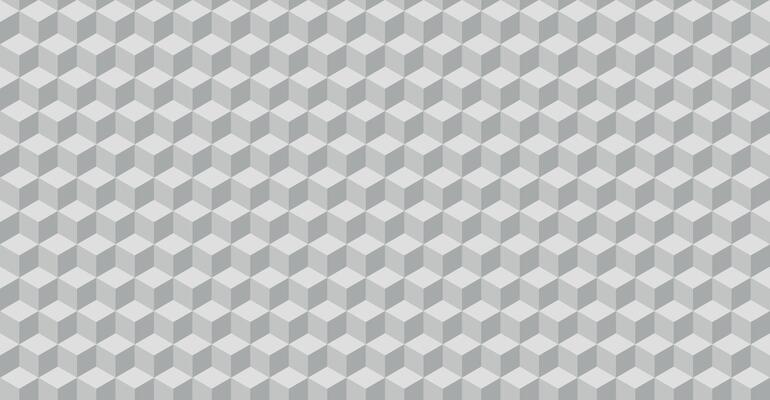 Soft gray 3D cube pattern with isometric illusion