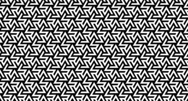 Black and white zigzag triangle tile pattern vector