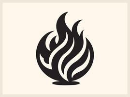 Stunning Abstract Fire Flame for Dynamic Artwork vector
