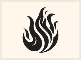 Unique Abstract Fire Flame for Creative Visuals vector