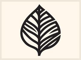Stylish Abstract Leaf Shape for Organic Themes vector