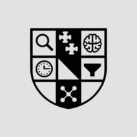 Big data processing icons vector
