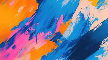 Abstract Colorful Swirls Paint Texture Background photo