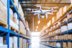 Drones for efficient inventory management and scanning photo