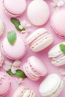 Dynamic Instagram post template ideal for bakery or dessert shop with modern typography and pastel color blocks photo