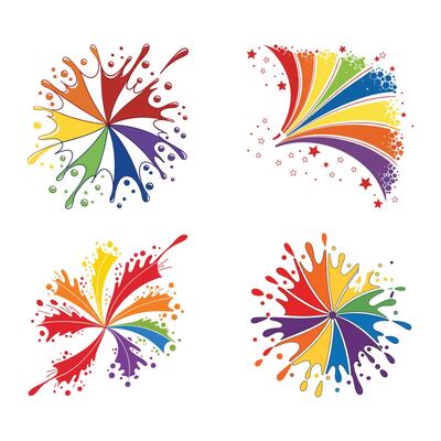 Multicolor Splash Explosion Pack.