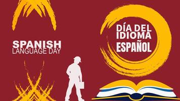 Spanish Language Day, Connecting Cultures Through Language vector