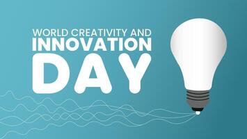 April 21, Unleashing the Power of Creativity and Innovation vector