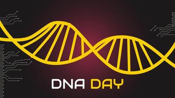 Celebrating DNA Day, Unlocking the Code of Life vector