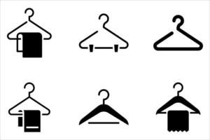 hanger icon set, vector