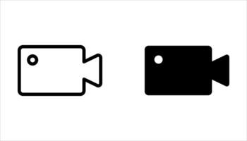 projector icon set, vector