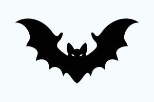 Minimalist Black White Illustration of Five Bats in Flight vector