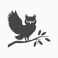 Black and white cat with a black cat and a bird in a tribal vector