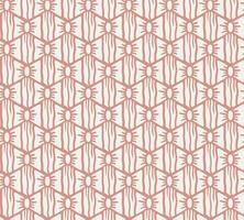 Seamless Escher style bow pattern in white and pink vector