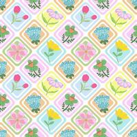 The pattern of work is endless. vector