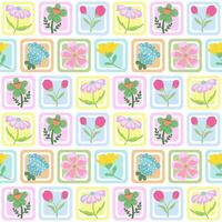 We draw by hand as a continuous pattern. It can be used as a background or a beautiful fabric pattern. vector