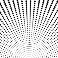 A black and white halftone dot pattern background vector