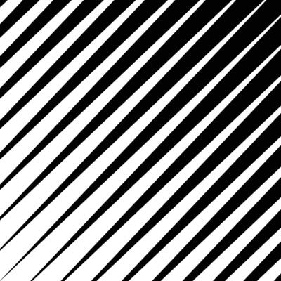 A black and white diagonal line pattern