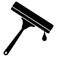 A paint roller with a drop of paint on it vector
