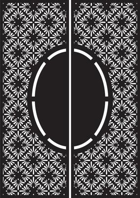 Decorative Floral Pattern Laser Cut Screen Panel Design