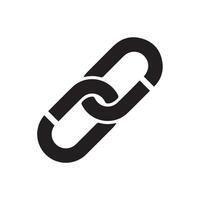chain, chain link icon with white background vector