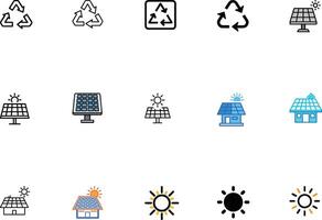 Ultimate Collection of Dynamic Energy Icons vector