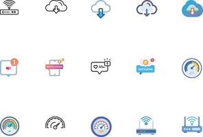 Comprehensive Communication and Connectivity Icons vector