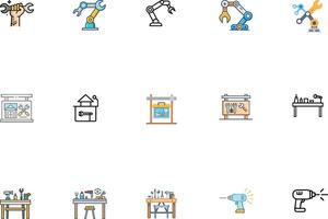Expert Analysis of Workshop Bundle Icons vector