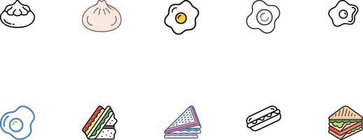 Culinary Design and Branding Icons Collection vector