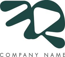 Creative Abstract Initial Letter FQ Logo Design vector