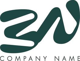 Creative Abstract Initial Letter EW Logo Design vector