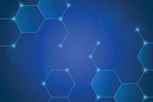 Quiet Abstract futuristic surface hexagon backdrop. Circuit line technology digital on blue background. Internet network connection, transfer data communication, cyber nano information. vector