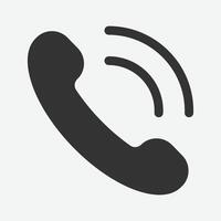 Phone icon with ringing signal. Ringing Phone Symbol. Mobile Phone Icon with Vibrating Signal. vector