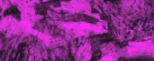 Abstract pink colored background with halftone effect. Brush drawn scratches splatter grunge distressed background. Grainy bold brush strokes texture with small dots. Urban punk background vector