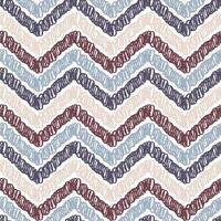 Hand drawn grunge style zigzag seamless pattern. Trendy waves texture. Geometric simple print for textile, fabric, wallpaper, wrapping, scrapbook and packaging vector