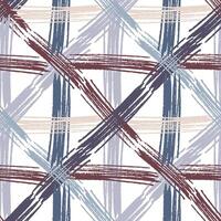 Hand drawn brush strokes seamless pattern. Trendy grunge style texture. Geometric simple print for textile, fabric, wallpaper, wrapping, scrapbook and packaging vector