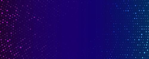 Trendy abstract background with digital circles of particles. Futuristic gradient template. Modern halftone design. Great for banners, posters, presentation vector